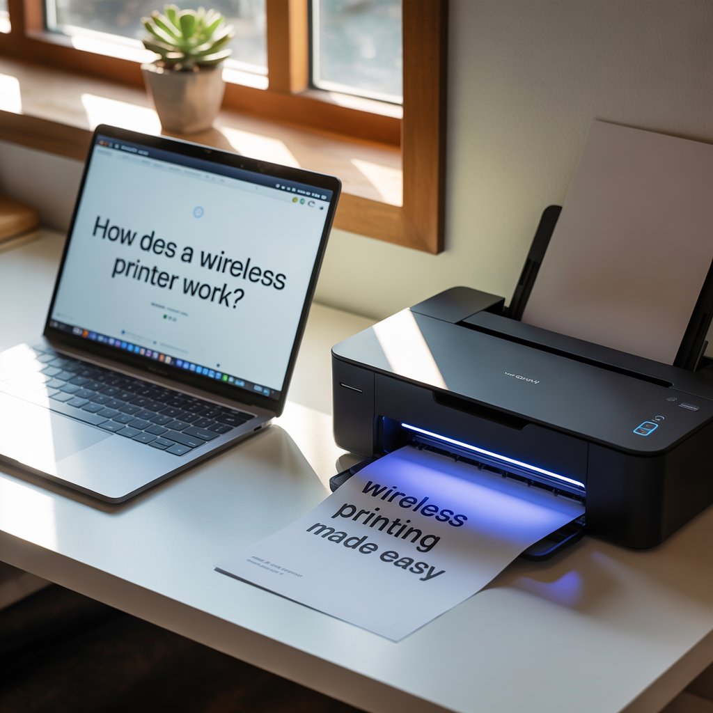 How Does a Wireless Printer Work with a Laptop