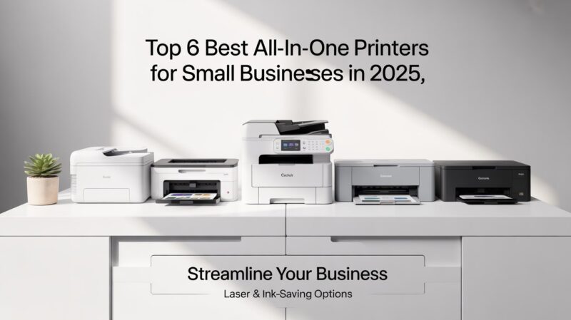 Top 6 Best All-in-One Printers for Small Businesses in 2025 – Laser & Ink-Saving Options