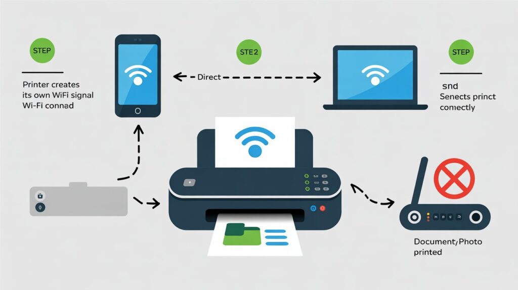 How Does WiFi Direct Printing Work? A Beginner-Friendly Guide 2 How Does WiFi Direct Printing Work