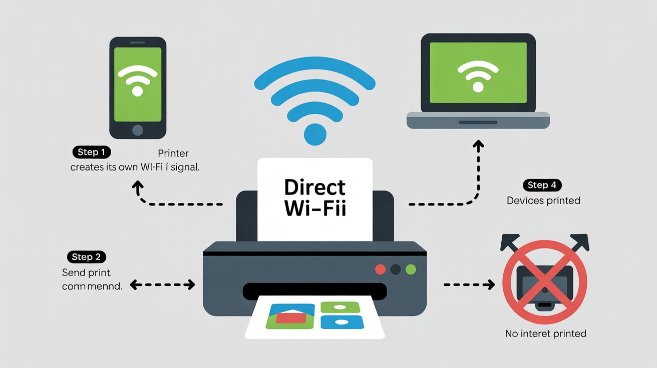 How Does WiFi Direct Printing Work